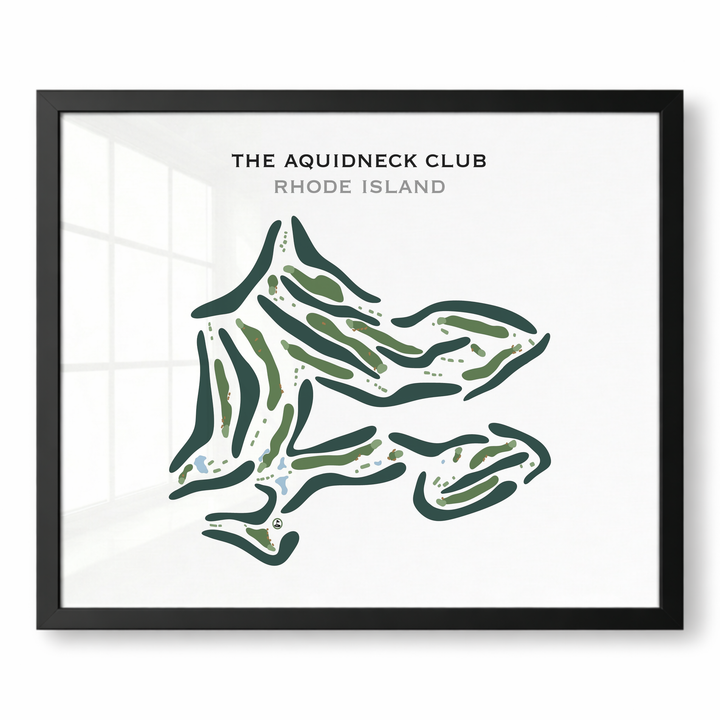The Aquidneck Club, Rhode Island - Printed Golf Course