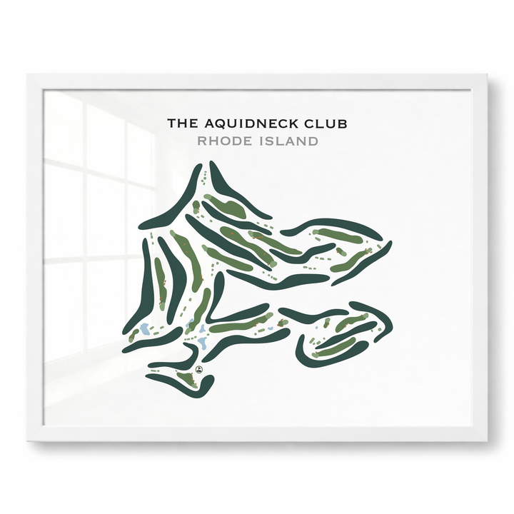 The Aquidneck Club, Rhode Island - Printed Golf Course