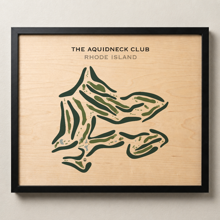 The Aquidneck Club, Rhode Island - Printed Golf Course