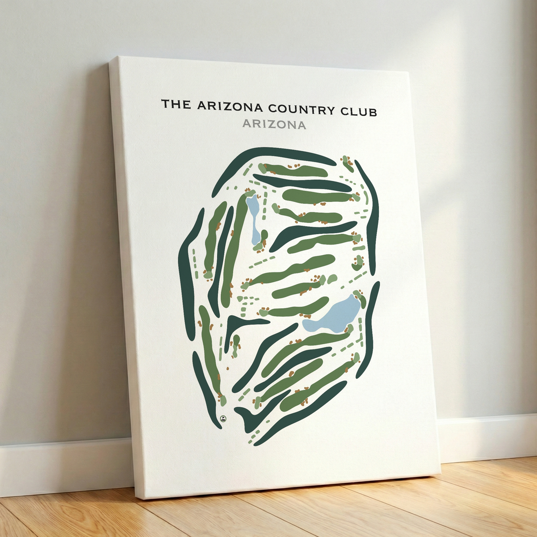 The Arizona Country Club, Arizona - Printed Golf Course