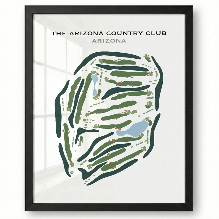 The Arizona Country Club, Arizona - Printed Golf Course