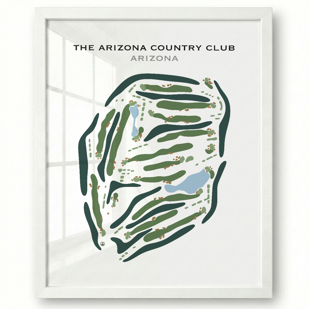 The Arizona Country Club, Arizona - Printed Golf Course