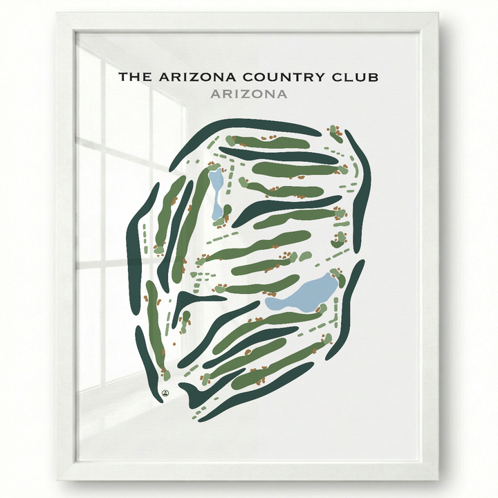 The Arizona Country Club, Arizona - Printed Golf Course
