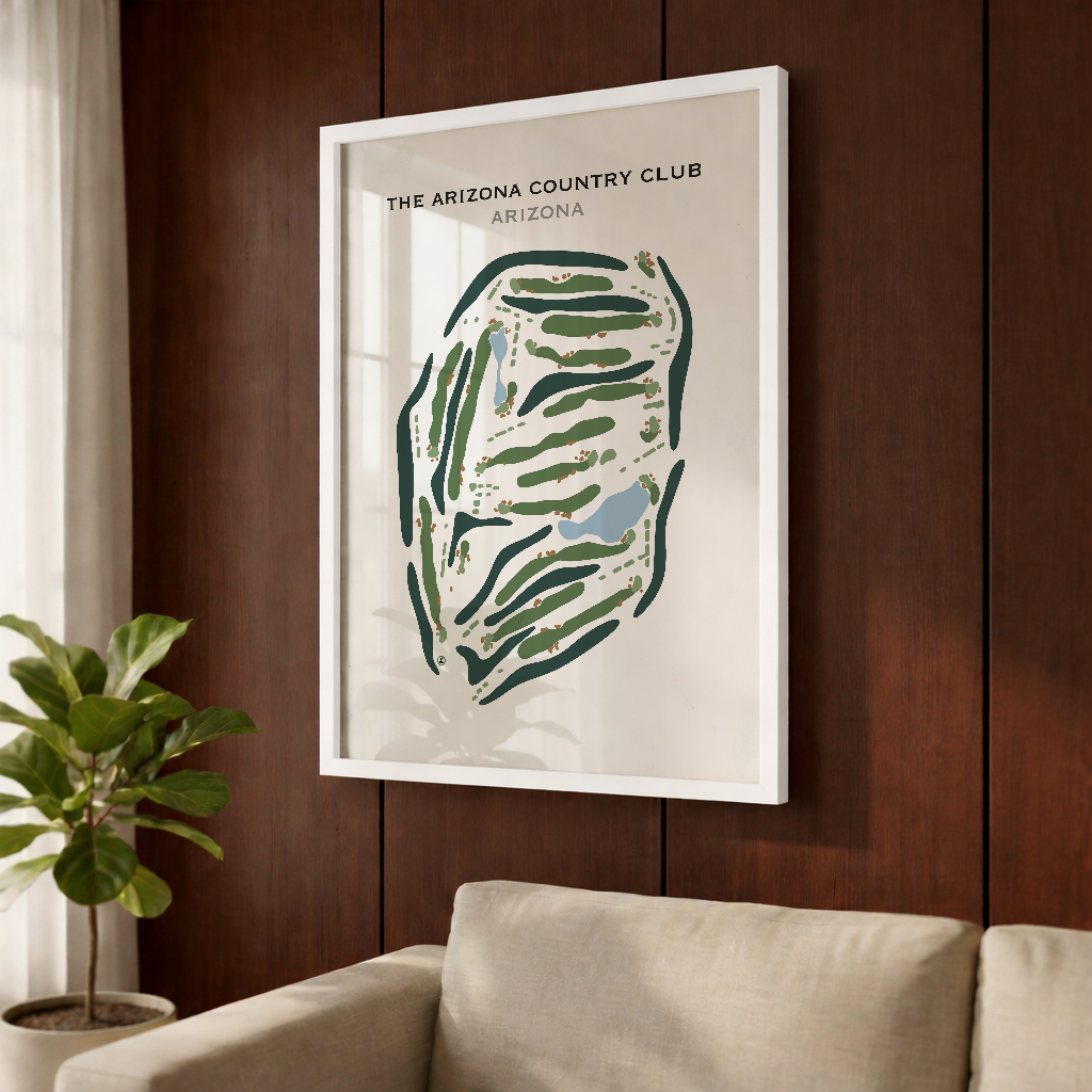 The Arizona Country Club, Arizona - Printed Golf Course