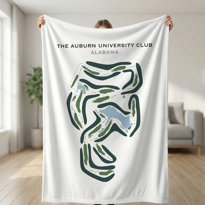 Auburn University Club, Alabama - Printed Golf Course