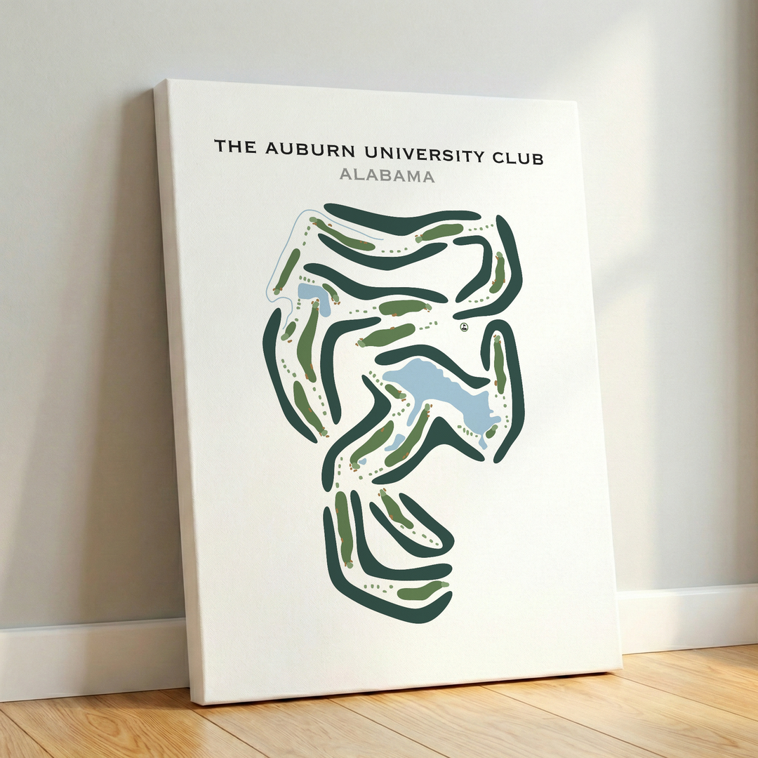 Auburn University Club, Alabama - Printed Golf Course