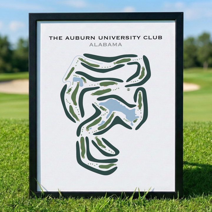 Auburn University Club, Alabama - Printed Golf Course