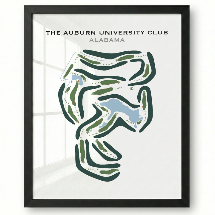 Auburn University Club, Alabama - Printed Golf Course
