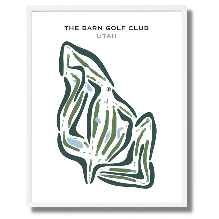 The Barn Golf Club, Pleasant View Utah - Printed Golf Courses