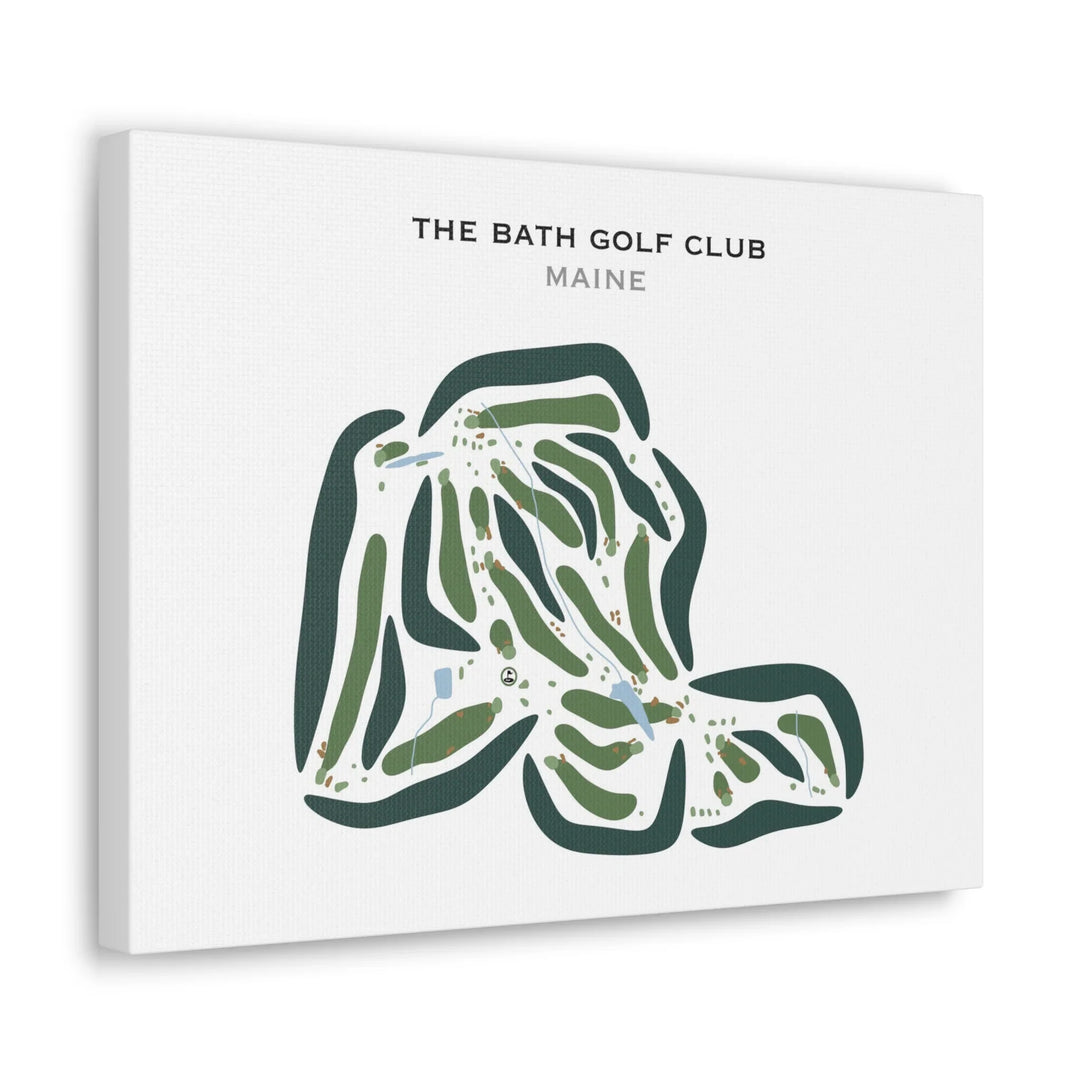 The Bath Golf Club, Maine - Printed Golf Courses