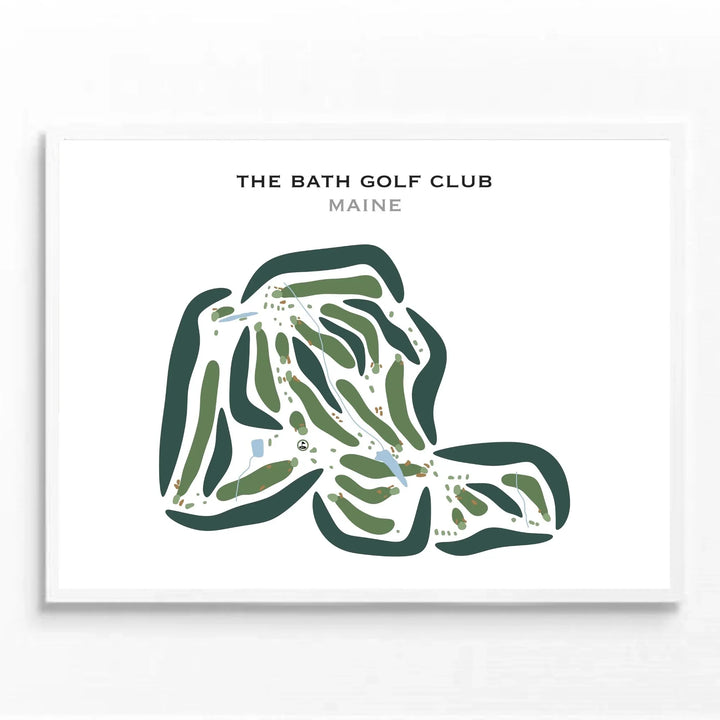 The Bath Golf Club, Maine - Printed Golf Courses