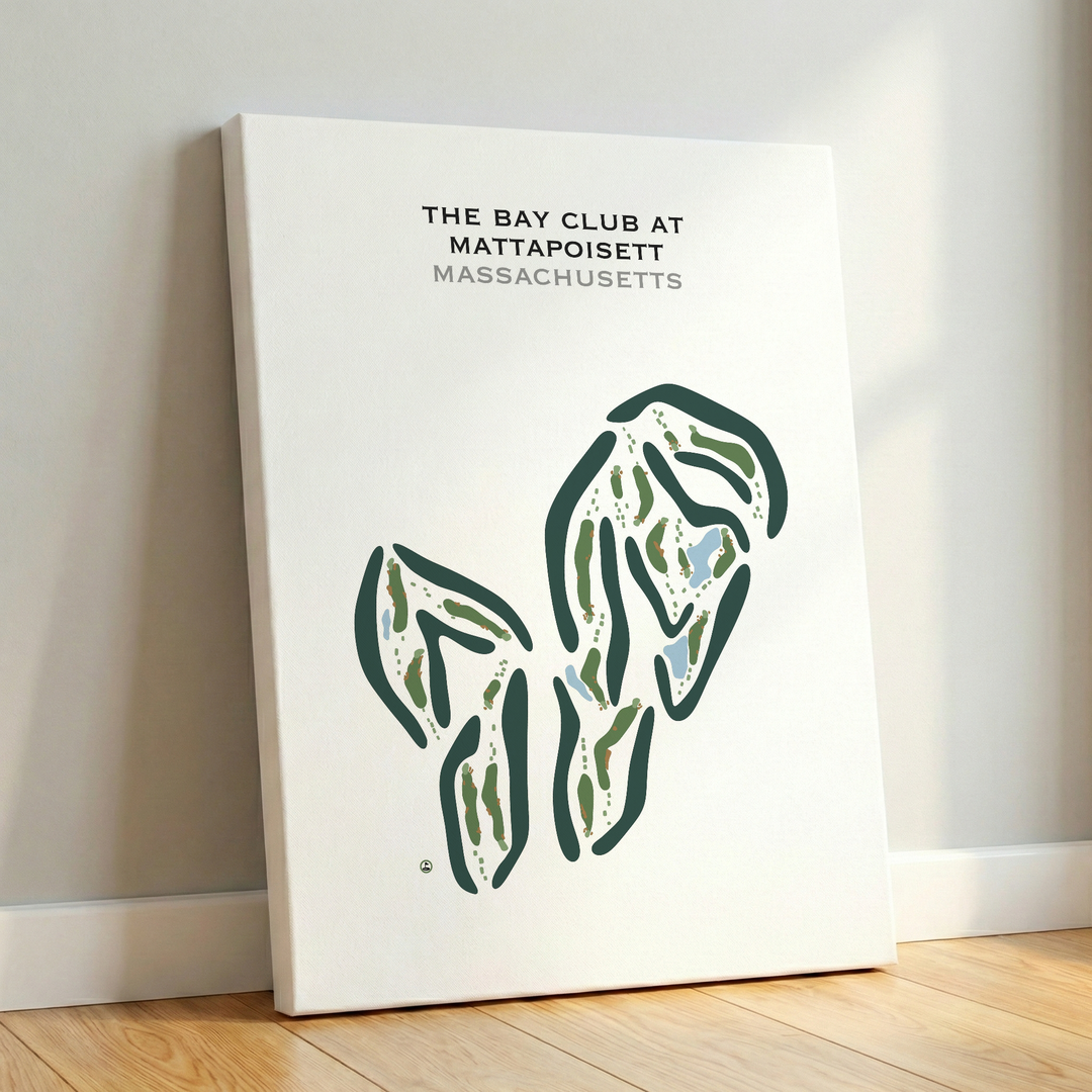 The Bay Club at Mattapoisett, Massachusetts - Printed Golf Courses