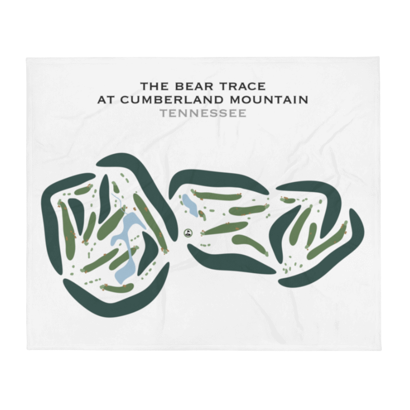 The Bear Trace at Cumberland Mountain, Tennessee - Printed Golf Courses