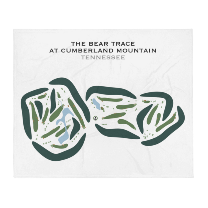 The Bear Trace at Cumberland Mountain, Tennessee - Printed Golf Courses