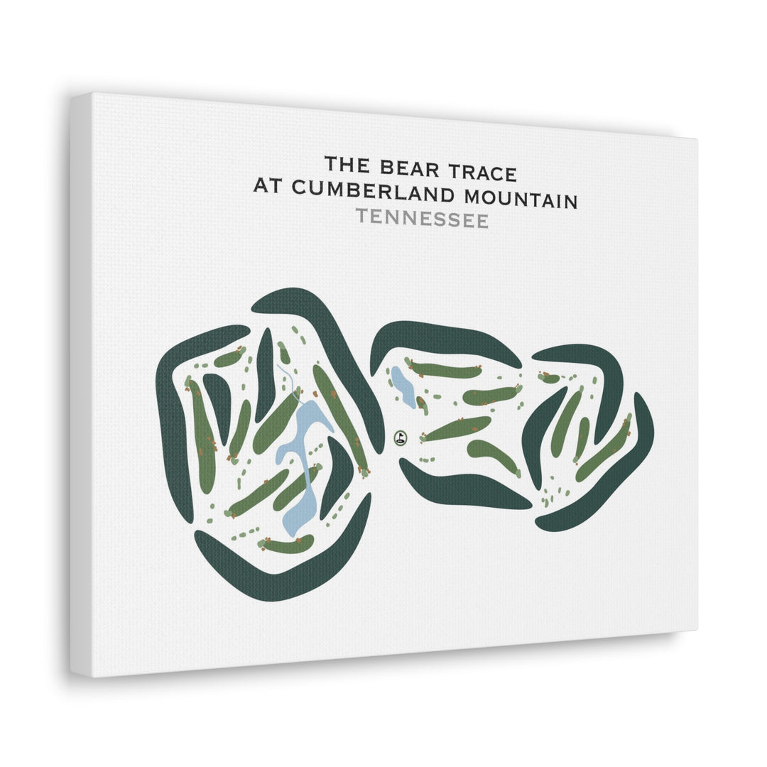 The Bear Trace at Cumberland Mountain, Tennessee - Printed Golf Courses