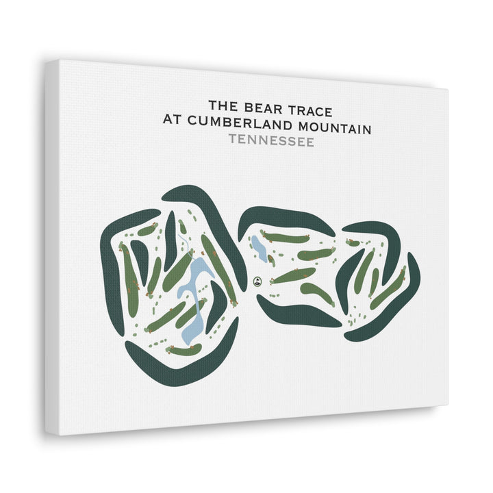 The Bear Trace at Cumberland Mountain, Tennessee - Printed Golf Courses