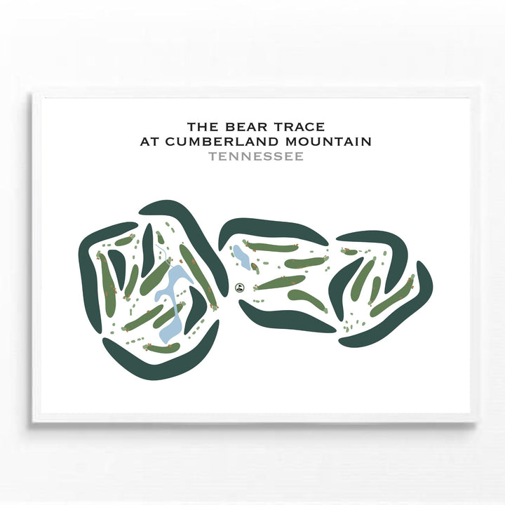The Bear Trace at Cumberland Mountain, Tennessee - Printed Golf Courses