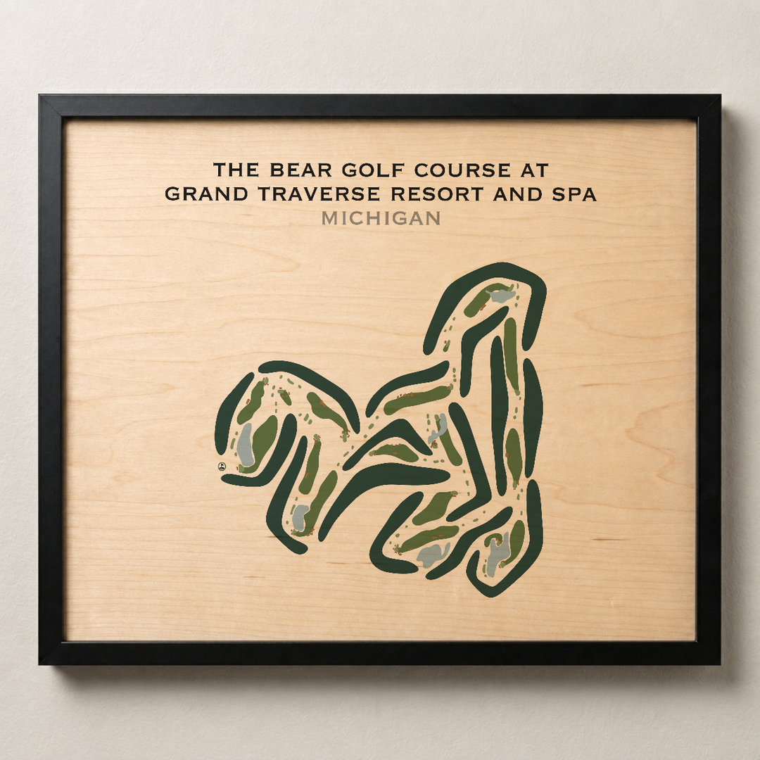 The Bear Golf Course at Grand Traverse Resort & Spa, Michigan - Printed Golf Courses