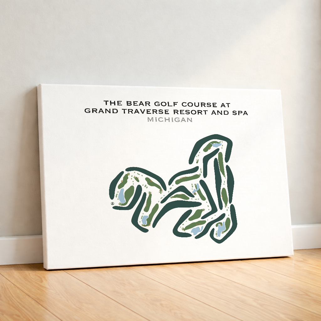The Bear Golf Course at Grand Traverse Resort & Spa, Michigan - Printed Golf Courses