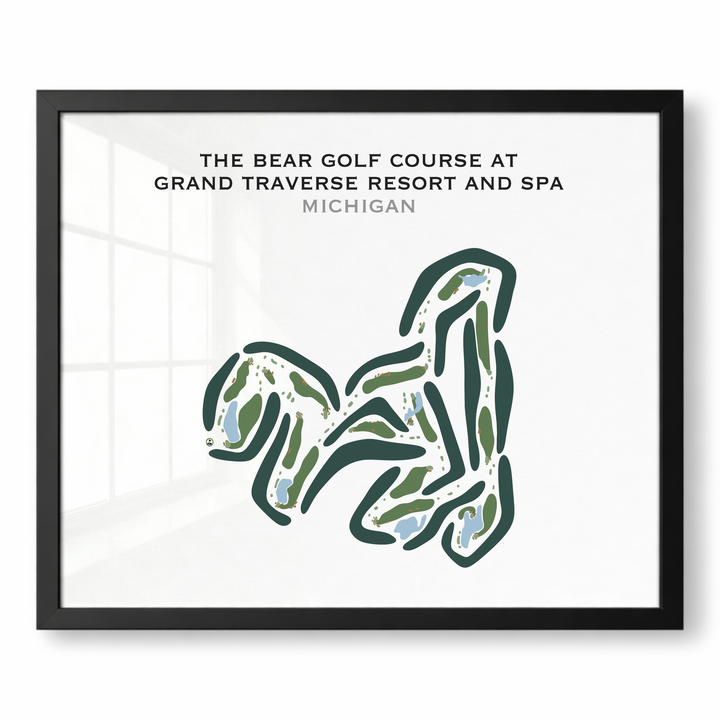 The Bear Golf Course at Grand Traverse Resort & Spa, Michigan - Printed Golf Courses