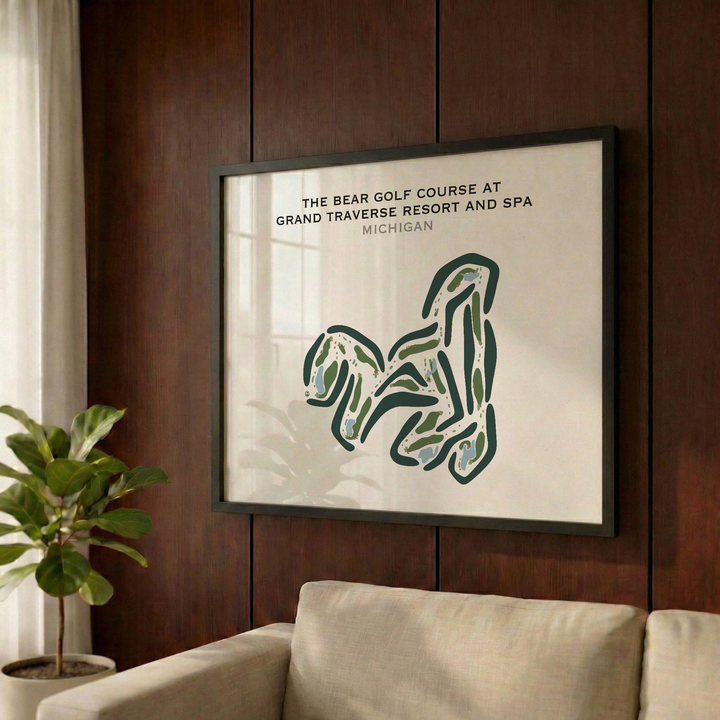 The Bear Golf Course at Grand Traverse Resort & Spa, Michigan - Printed Golf Courses