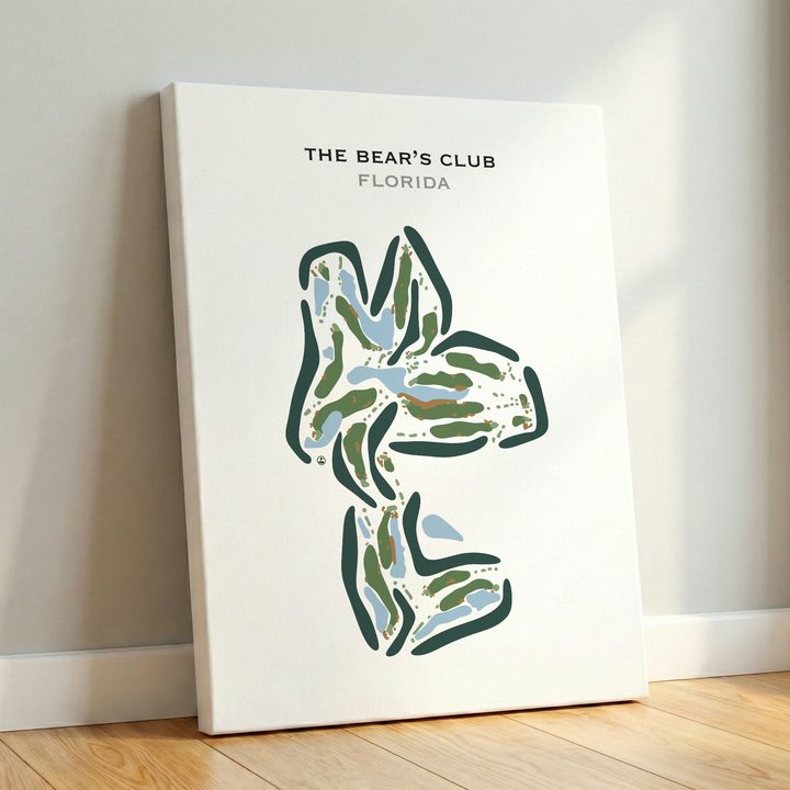 The Bear's Club, Florida - Printed Golf Courses