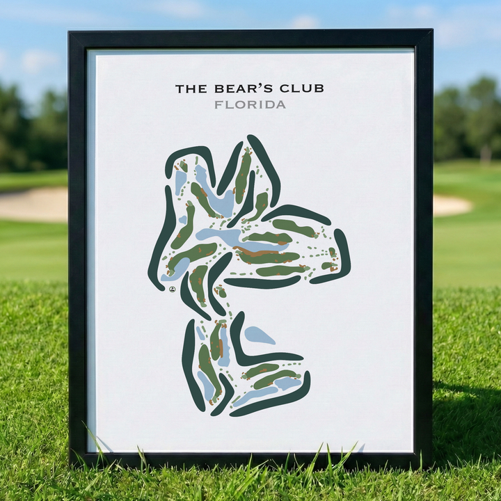 The Bear's Club, Florida - Printed Golf Courses