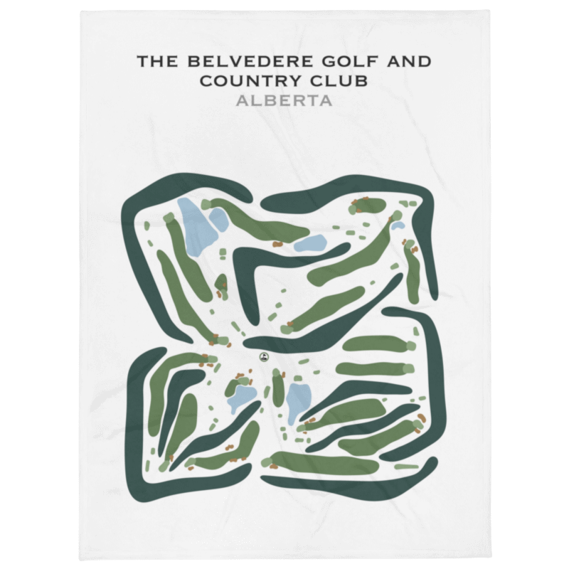 The Belvedere Golf and Country Club, Alberta, Canada - Printed Golf Courses