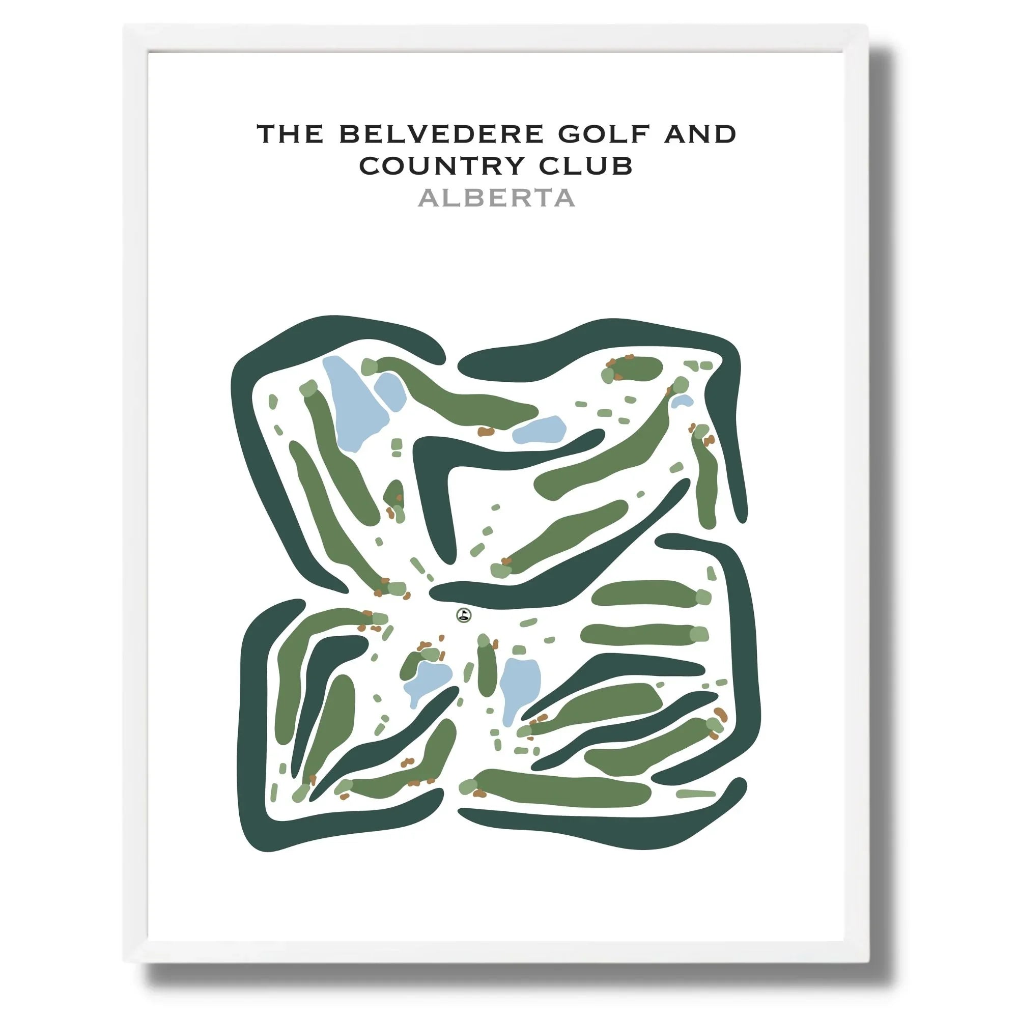 Buy the best printed golf course The Belvedere Golf and Country Club
