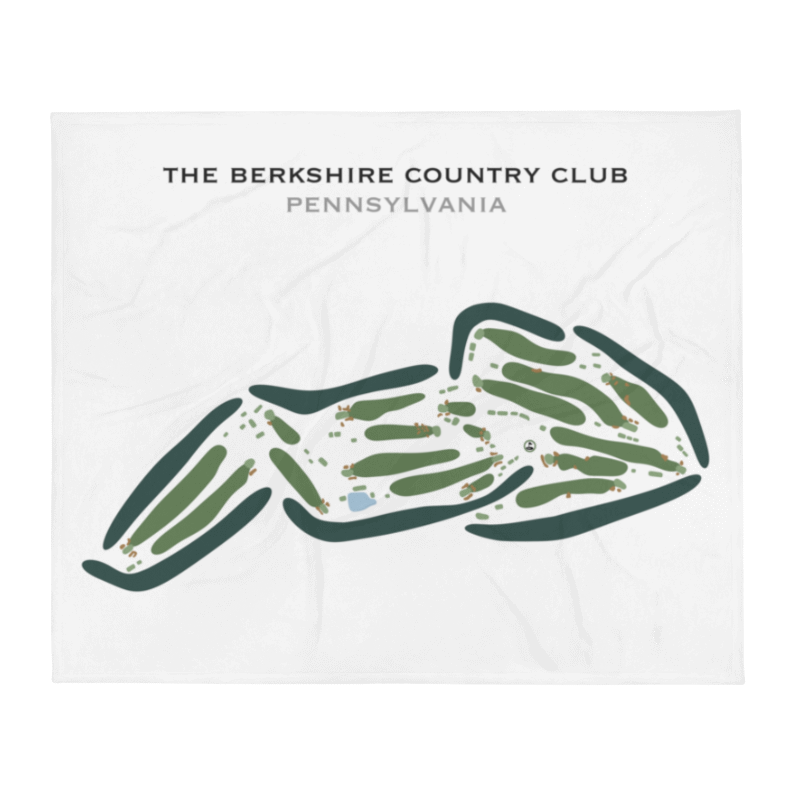 The Berkshire Country Club, Pennsylvania - Printed Golf Courses