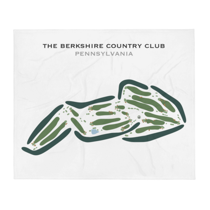 The Berkshire Country Club, Pennsylvania - Printed Golf Courses