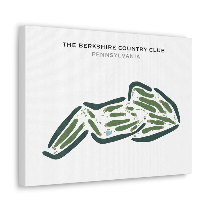 The Berkshire Country Club, Pennsylvania - Printed Golf Courses