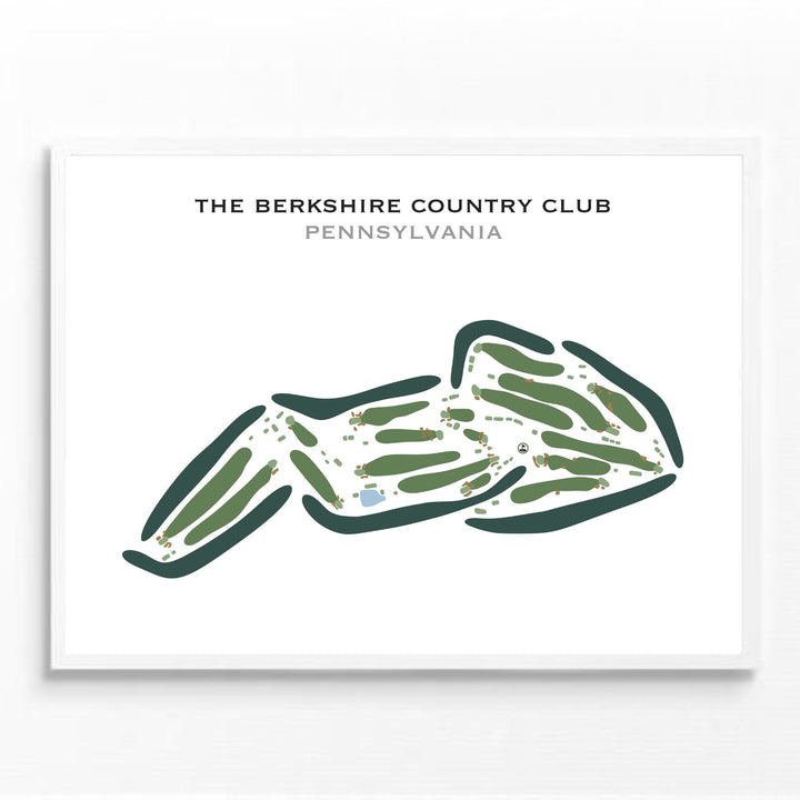 The Berkshire Country Club, Pennsylvania - Printed Golf Courses