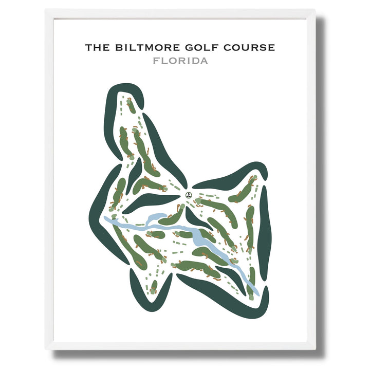 The Biltmore Golf Course, Florida - Printed Golf Courses