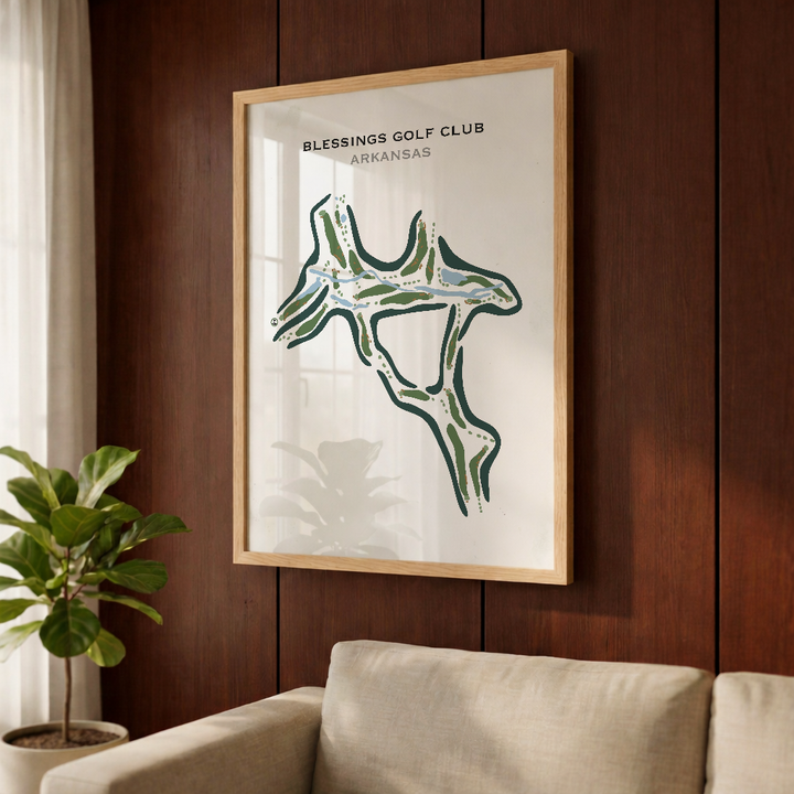 Blessings Golf Club, Arkansas - Printed Golf Courses