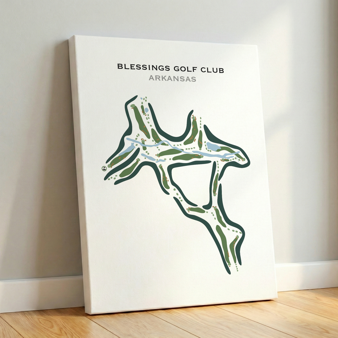 Blessings Golf Club, Arkansas - Printed Golf Courses