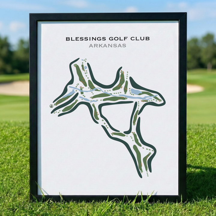 Blessings Golf Club, Arkansas - Printed Golf Courses