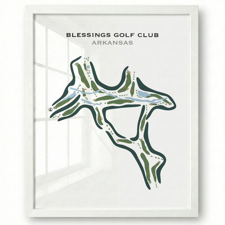 Blessings Golf Club, Arkansas - Printed Golf Courses