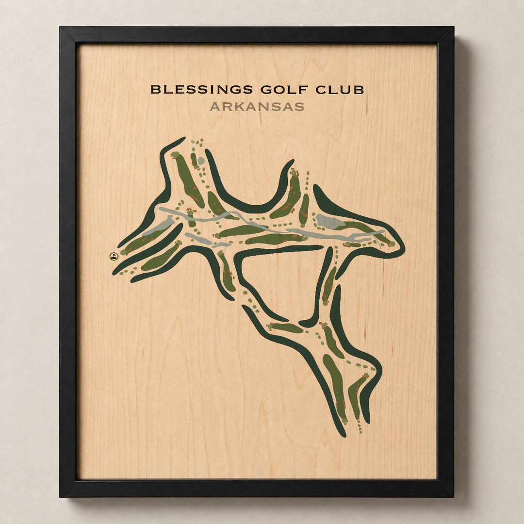 Blessings Golf Club, Arkansas - Printed Golf Courses