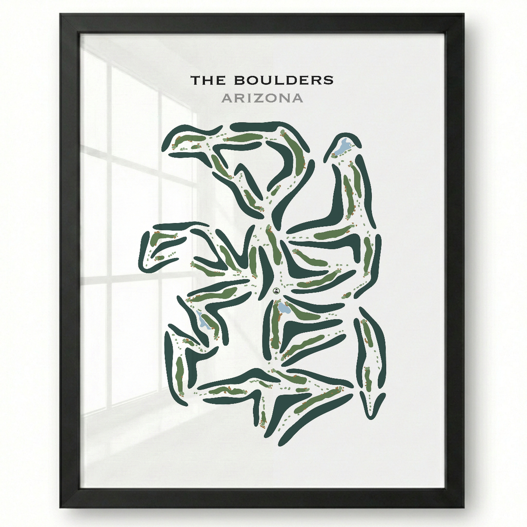 The Boulders, Arizona - Printed Golf Course