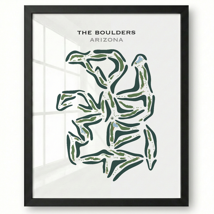 The Boulders, Arizona - Printed Golf Course