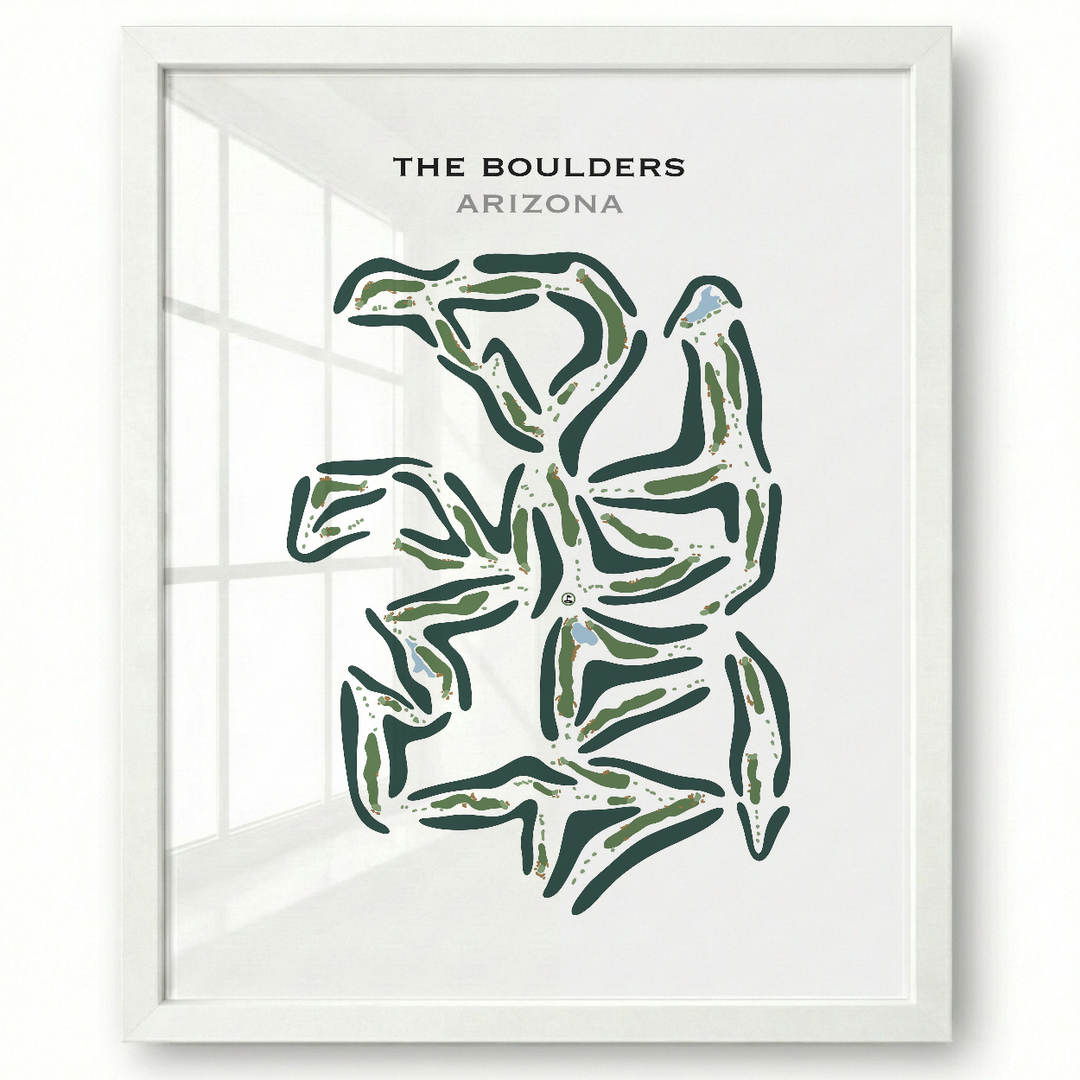 The Boulders, Arizona - Printed Golf Course