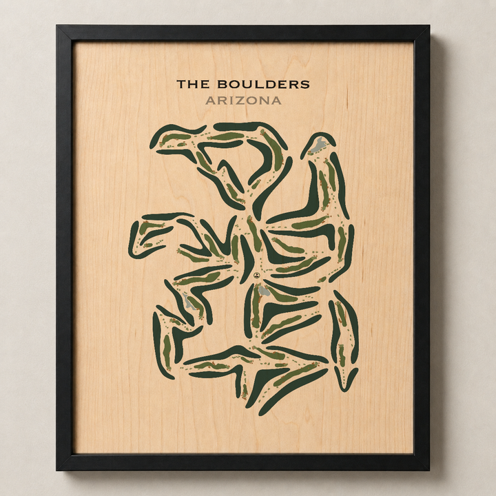 The Boulders, Arizona - Printed Golf Course