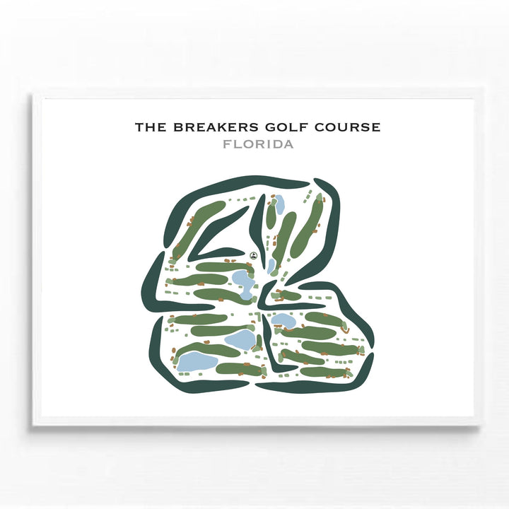 The Breakers Golf Course, Florida - Printed Golf Courses