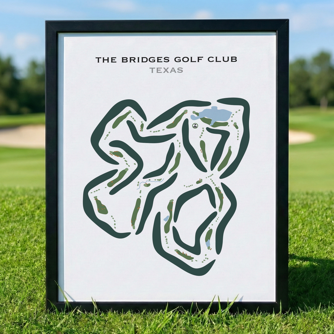 The Bridges Golf Club, Texas - Printed Golf Courses