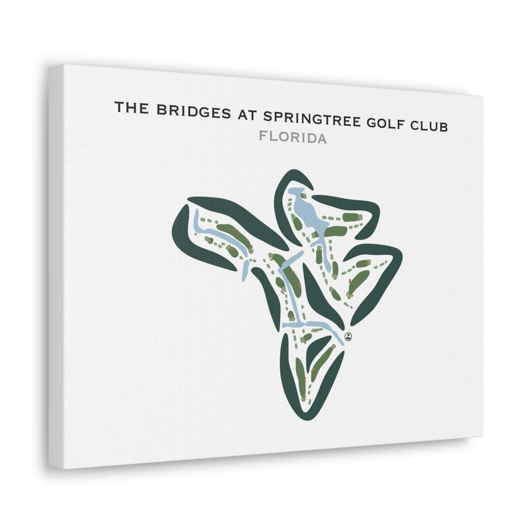The Bridges at Springtree Golf Club, Florida - Printed Golf Courses
