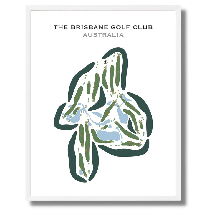 The Brisbane Golf Club, Australia - Printed Golf Courses