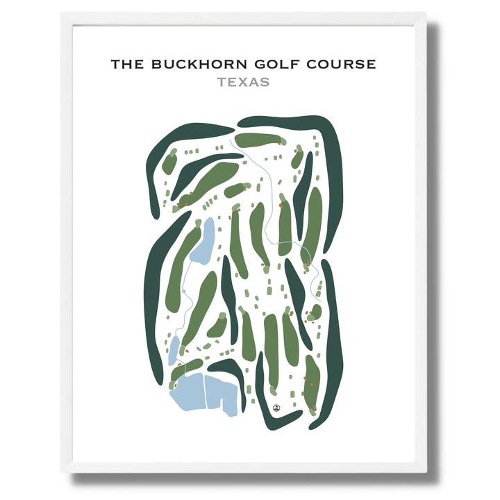 The Buckhorn Golf Course, Texas - Printed Golf Courses