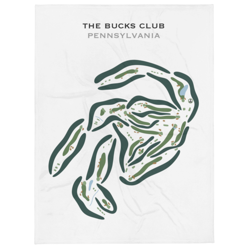 The Bucks Club, Pennsylvania - Printed Golf Courses