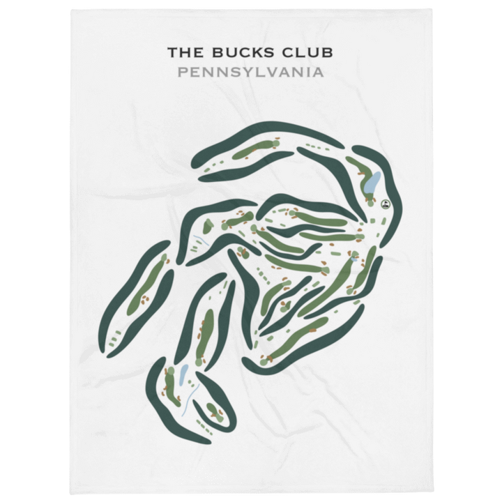 The Bucks Club, Pennsylvania - Printed Golf Courses